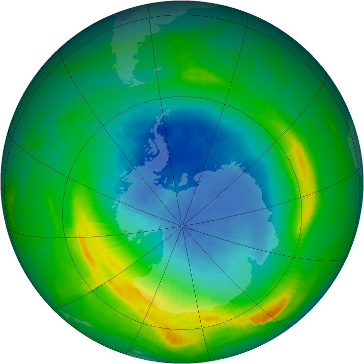 Ozone Map 1980-10-22